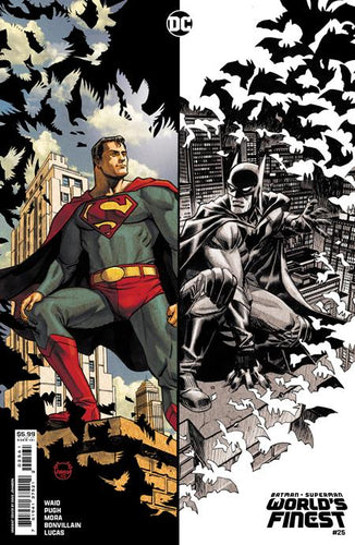 BATMAN SUPERMAN WORLDS FINEST #25 CVR D DAVE JOHNSON VARIANT