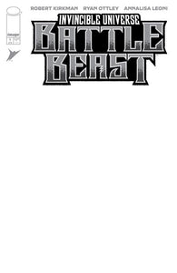 Invincible Universe: Battle Beast #1 Cover I - Blank Sketch Cover