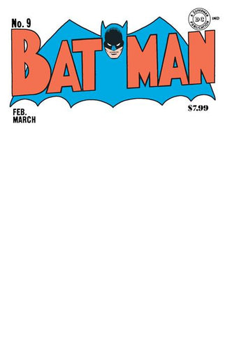 Batman #9 (of 1) Cover C - BLANK VARIANT