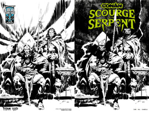 Conan: Scourge of the Serpent #1 (of 4) Cover J - Roberto de la Torre - LOCAL COMIC SHOP DAY EXCLUSIVE INKS WRAPAROUND VARIANT