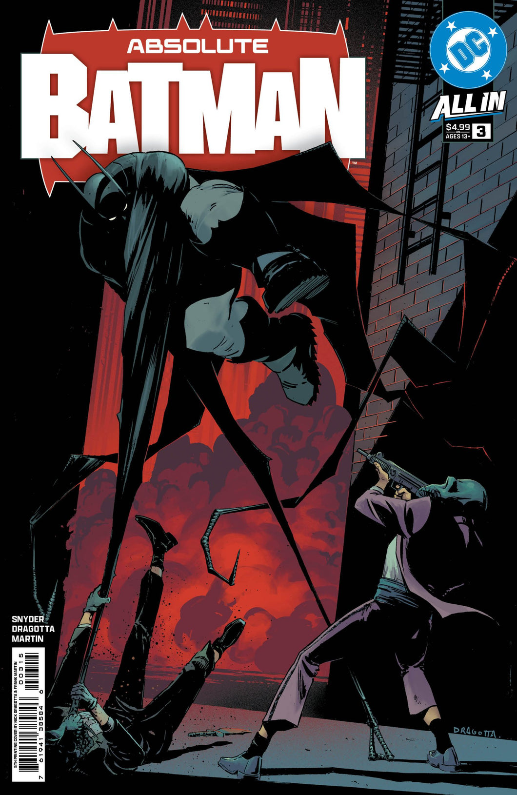 Absolute Batman #3 - Nick Dragotta - FIFTH PRINTING