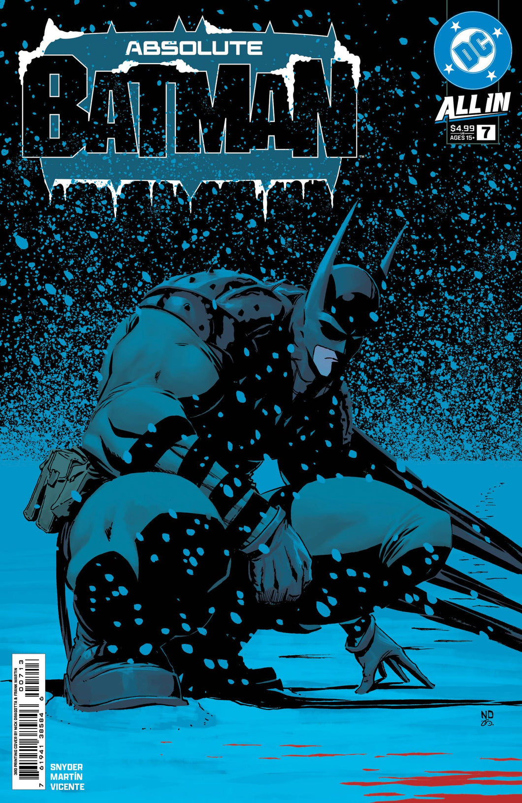 Absolute Batman #7 - Nick Dragotta - THIRD PRINTING