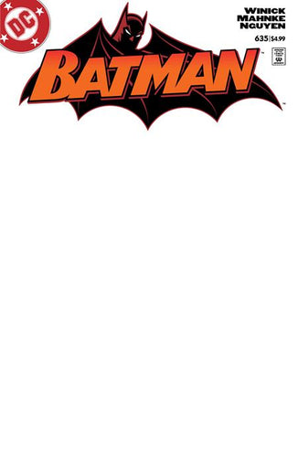 Batman #635 (of 12) Cover D - BLANK VARIANT