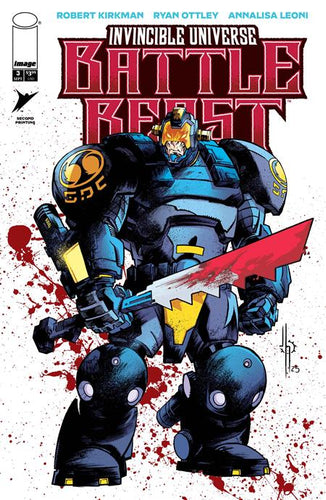 Invincible Universe: Battle Beast #3 Cover A - Jason Howard - SECOND PRINTING