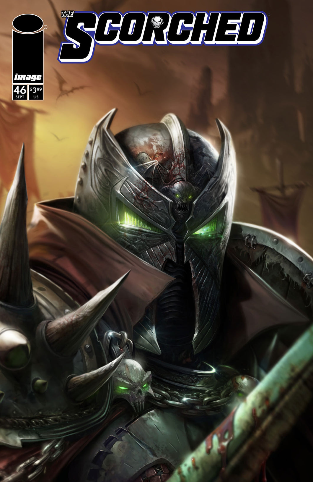 SPAWN Scorched #46 Cover A - Francesco Mattina