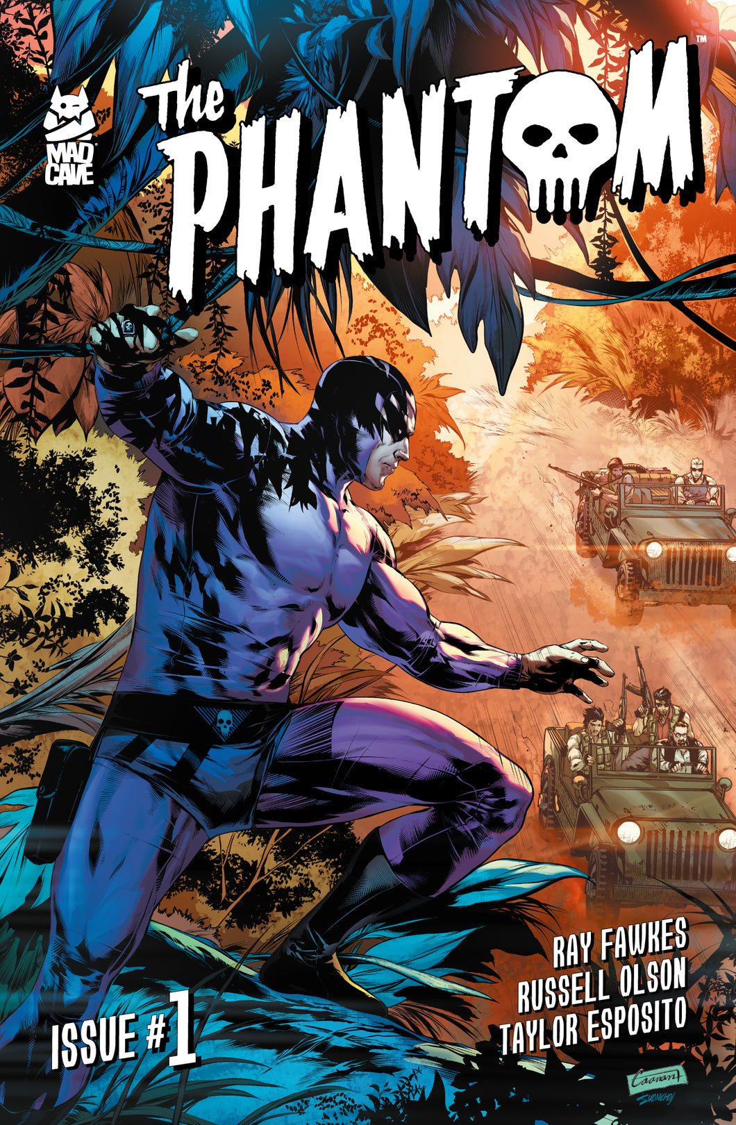 Phantom #1 Cover B - Caanan White - SEQUENTIAL BATTLE SCENE VARIANT