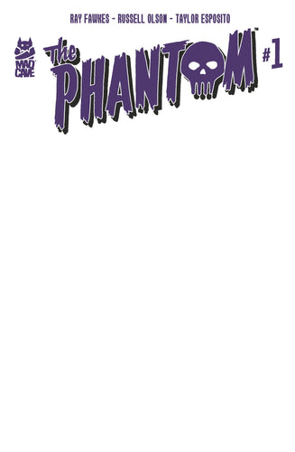 Phantom #1 Cover F - BLANK VARIANT