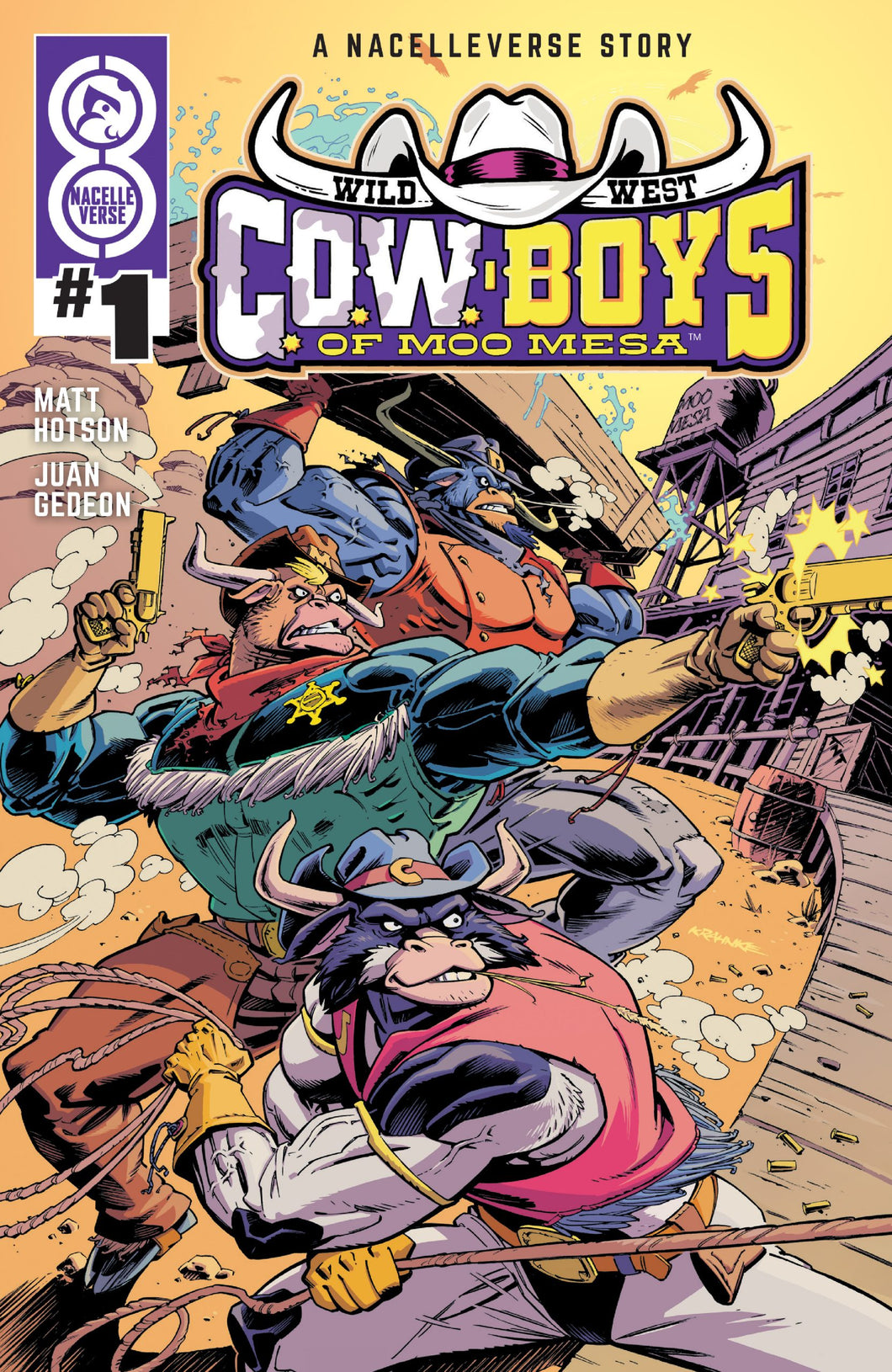Wild West C.O.W.-Boys of Moo Mesa #1 (of 4) Cover B - Andrew Krahnke