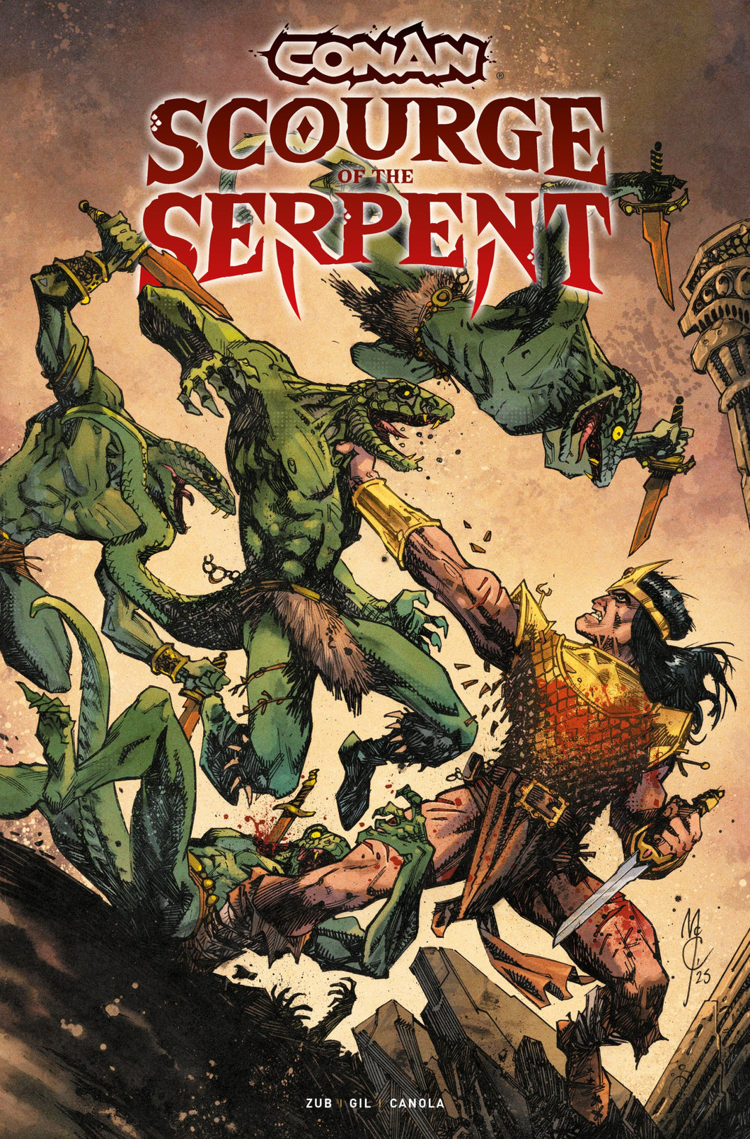 Conan: Scourge of the Serpent #1 (of 4) Cover B - John McCrea
