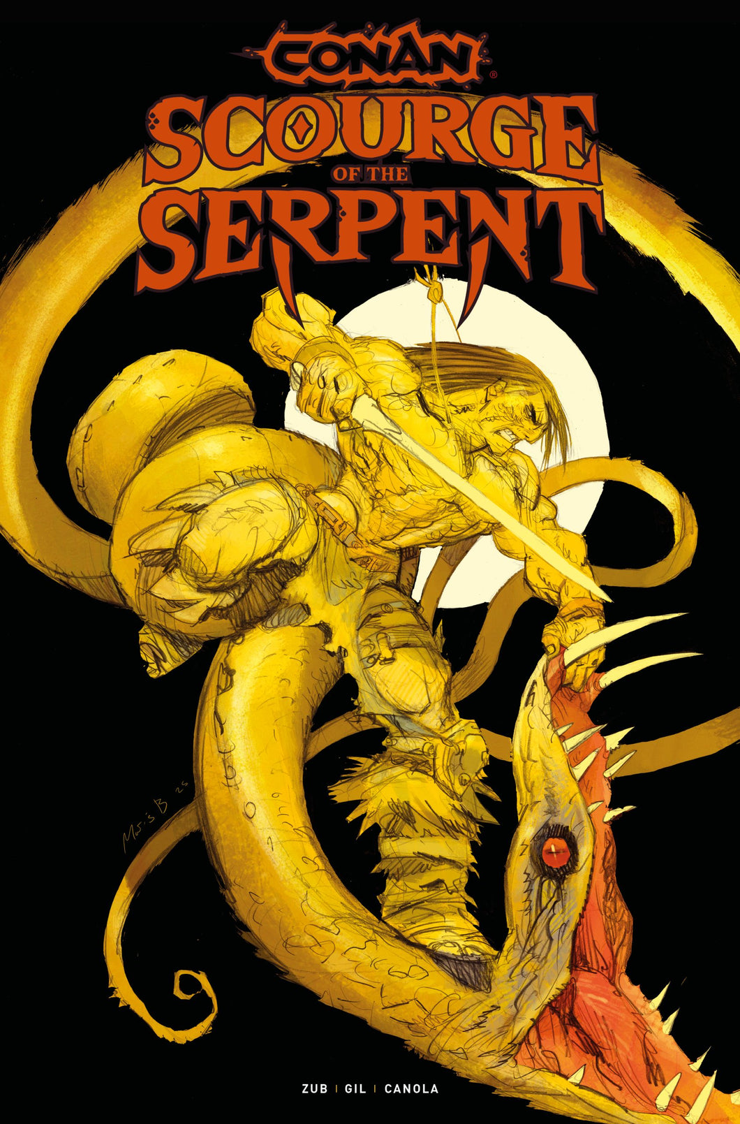 Conan: Scourge of the Serpent #1 (of 4) Cover D - Matias Bergara