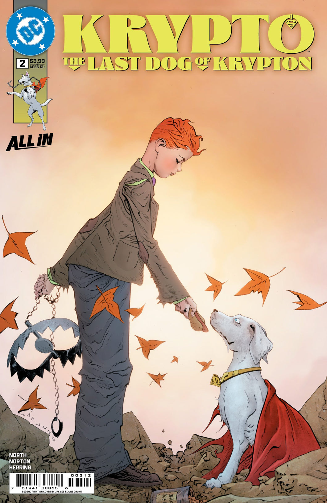 Krypto: The Last Dog of Krypton #2 (of 5) - Jae Lee - SECOND PRINTING
