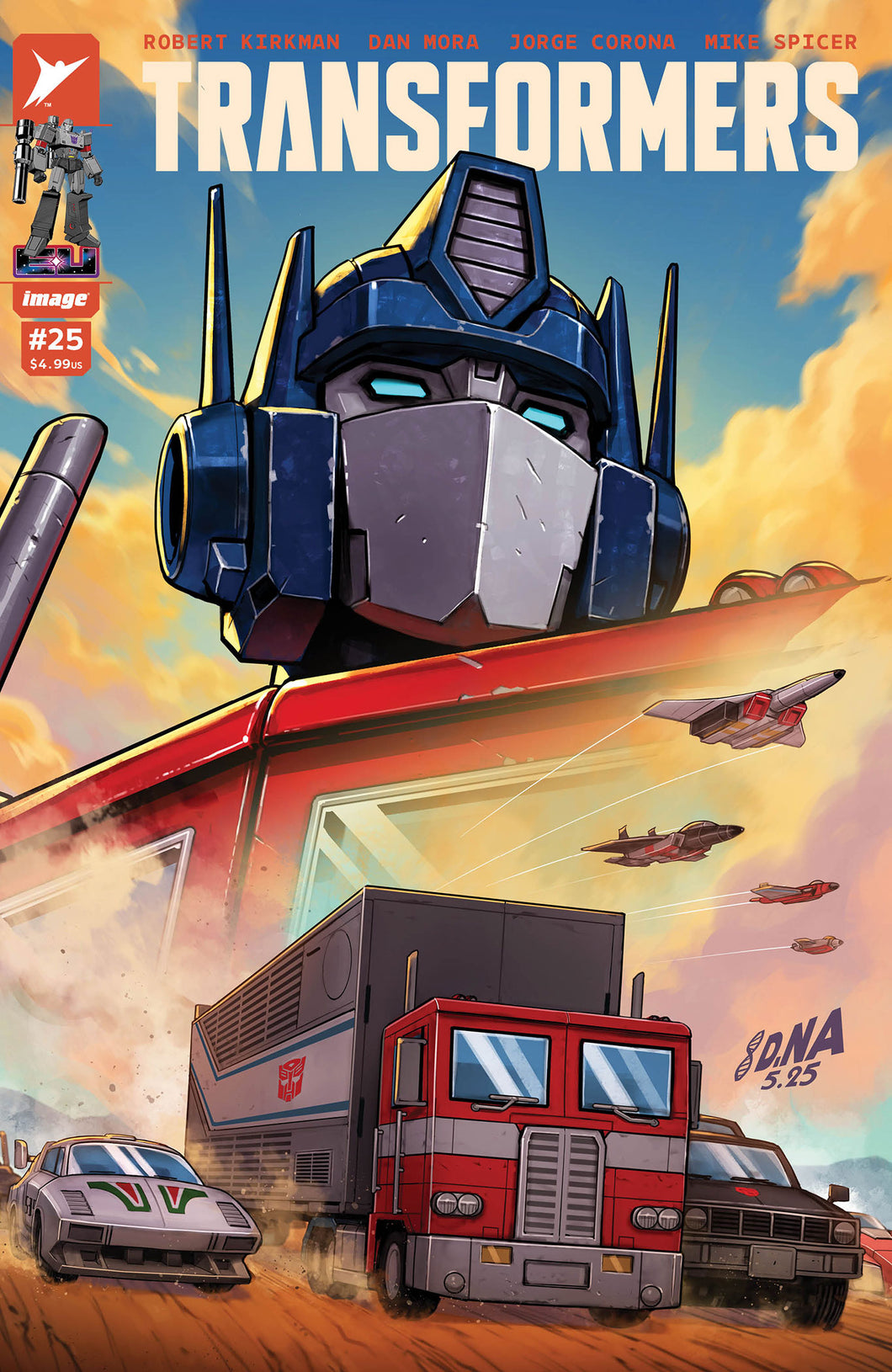 Transformers #25 Cover A - David Nakayama