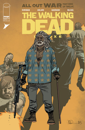 Walking Dead Deluxe #123 Cover B - Dave McCaig Charlie Adlard