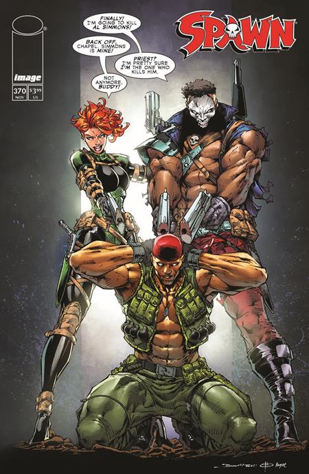 Spawn #370 Cover C - Brett Booth - YOUNGBLOOD TEAM UP VARIANT