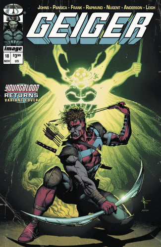Geiger #18 Cover D - Gary Frank - YOUNGBLOOD TEAM UP VARIANT