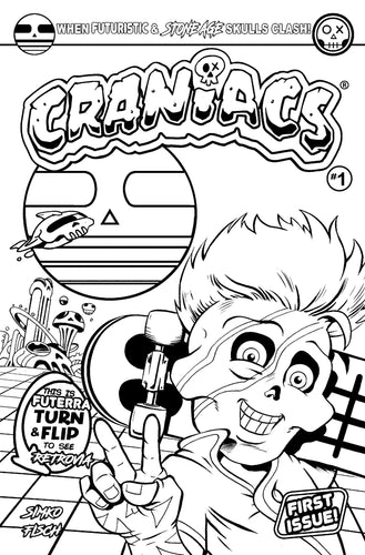 Craniacs #1 (of 4) Cover D - Joe Simko - COLOR YOUR OWN FLIP COVER VAR