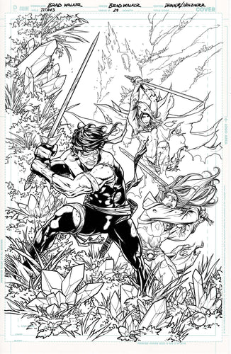 Titans #29 Cover B - Brad Walker