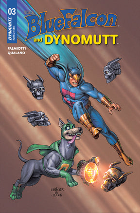 Blue Falcon & Dynomutt #3 Cover C - Joseph Michael Linsner