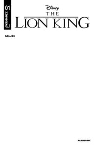 Lion King #1 Cover E - Blank cover