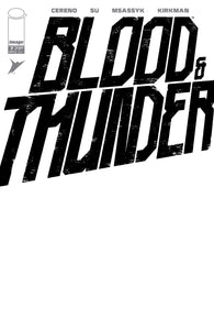 Blood & Thunder #7 Cover F - Blank Sketch