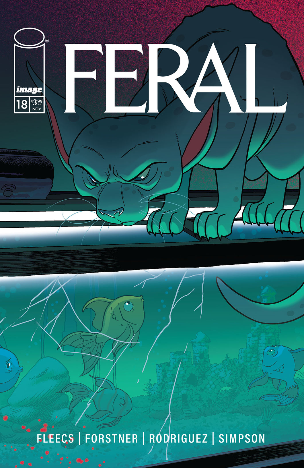 Feral #18 Cover A - Trish Forstner Tony Fleecs