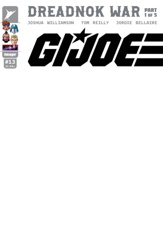 G.I. Joe #13 Cover G - BLANK VARIANT