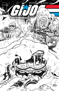 G.I. Joe, A Real American Hero #322 Cover B - Andy Kubert - B&W VARIANT