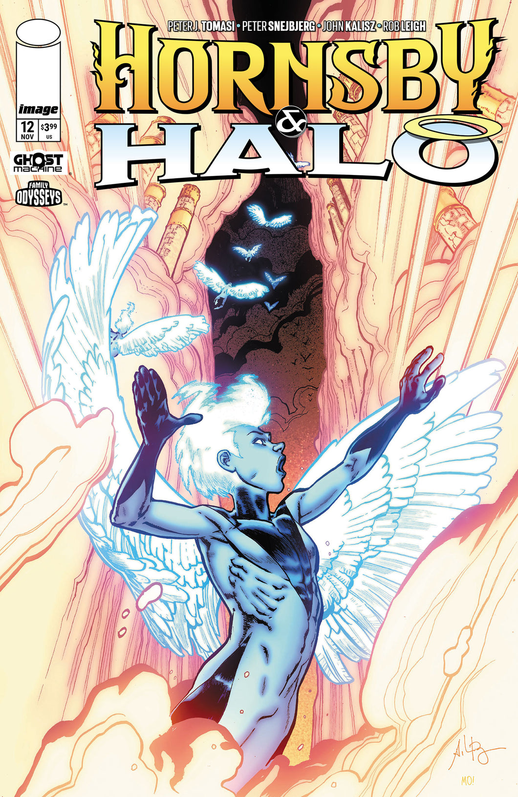 Hornsby & Halo #12 Cover B - Morry Hollowell Andrei Bressan