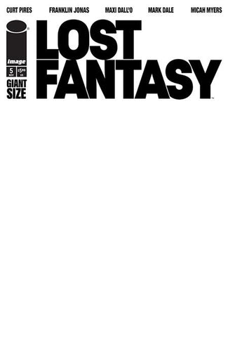 Lost Fantasy #5 Cover G - Blank Sketch