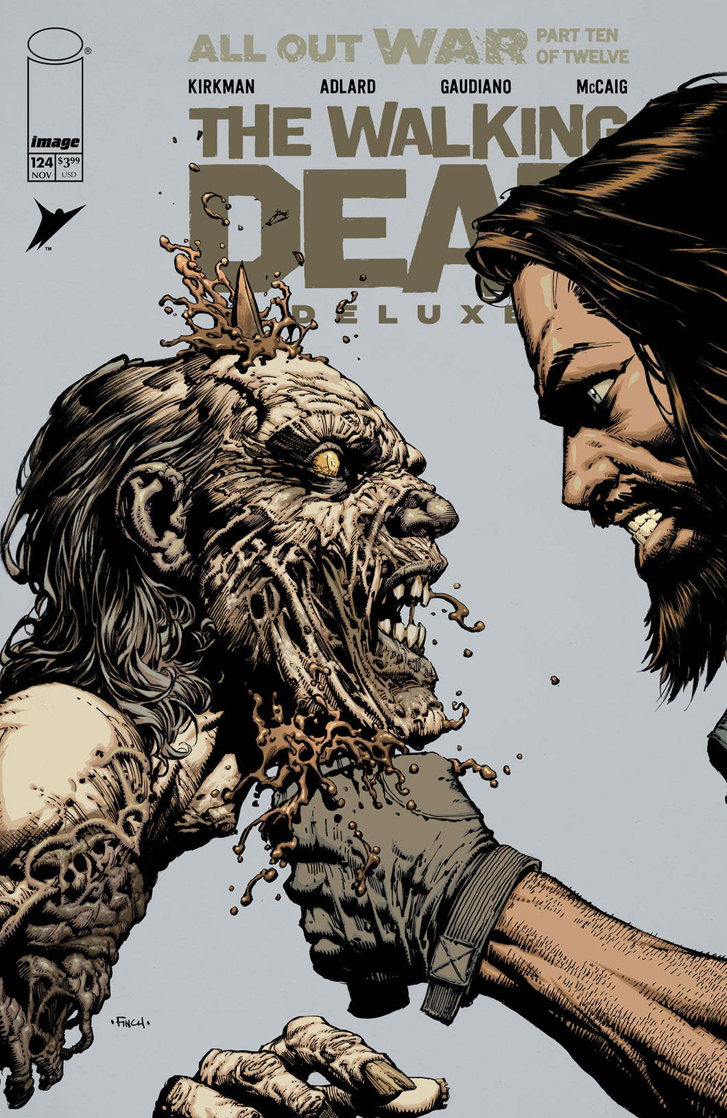 Walking Dead Deluxe #124 Cover A - Dave McCaig David Finch