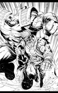 Final Boss #1 Cover I - Tyler Kirkham - YOUNGBLOOD TEAM UP B&W VARIANT