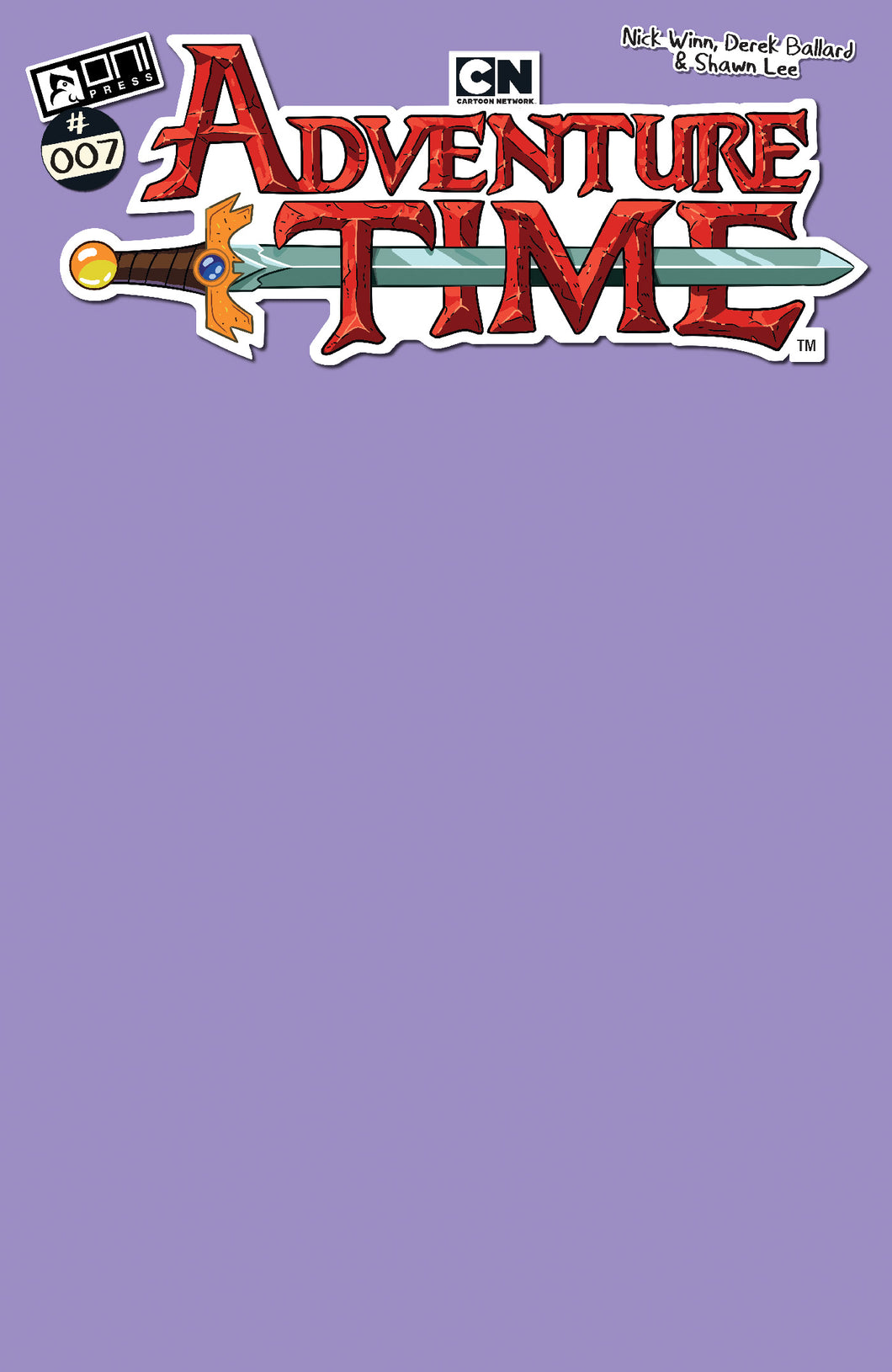 Adventure Time #7 Cover C - Blank