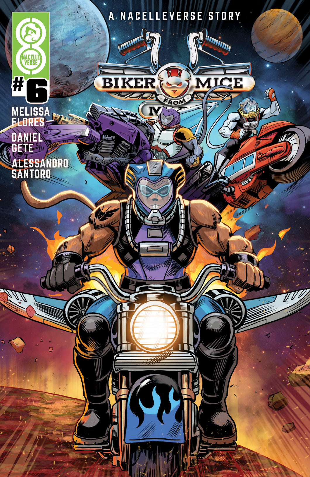 Biker Mice From Mars #6 Cover B - Patrick Spaziante