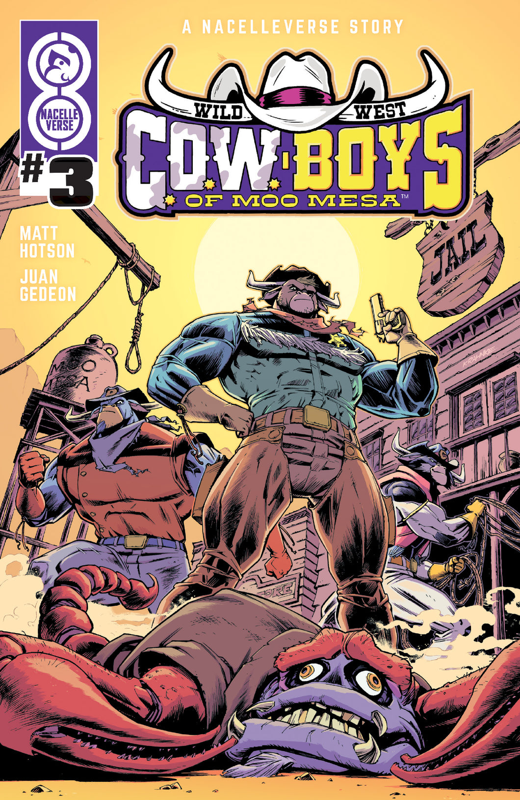 Wild West C.O.W.-Boys of Moo Mesa #3 (of 4) Cover B - Andrew Krahnke