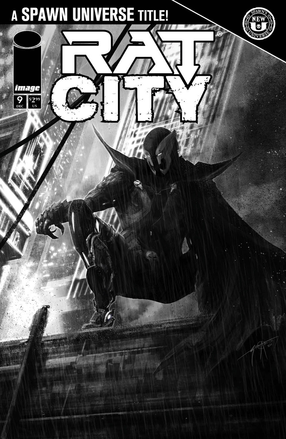 SPAWN Rat City #9 Cover C - Seth Adams