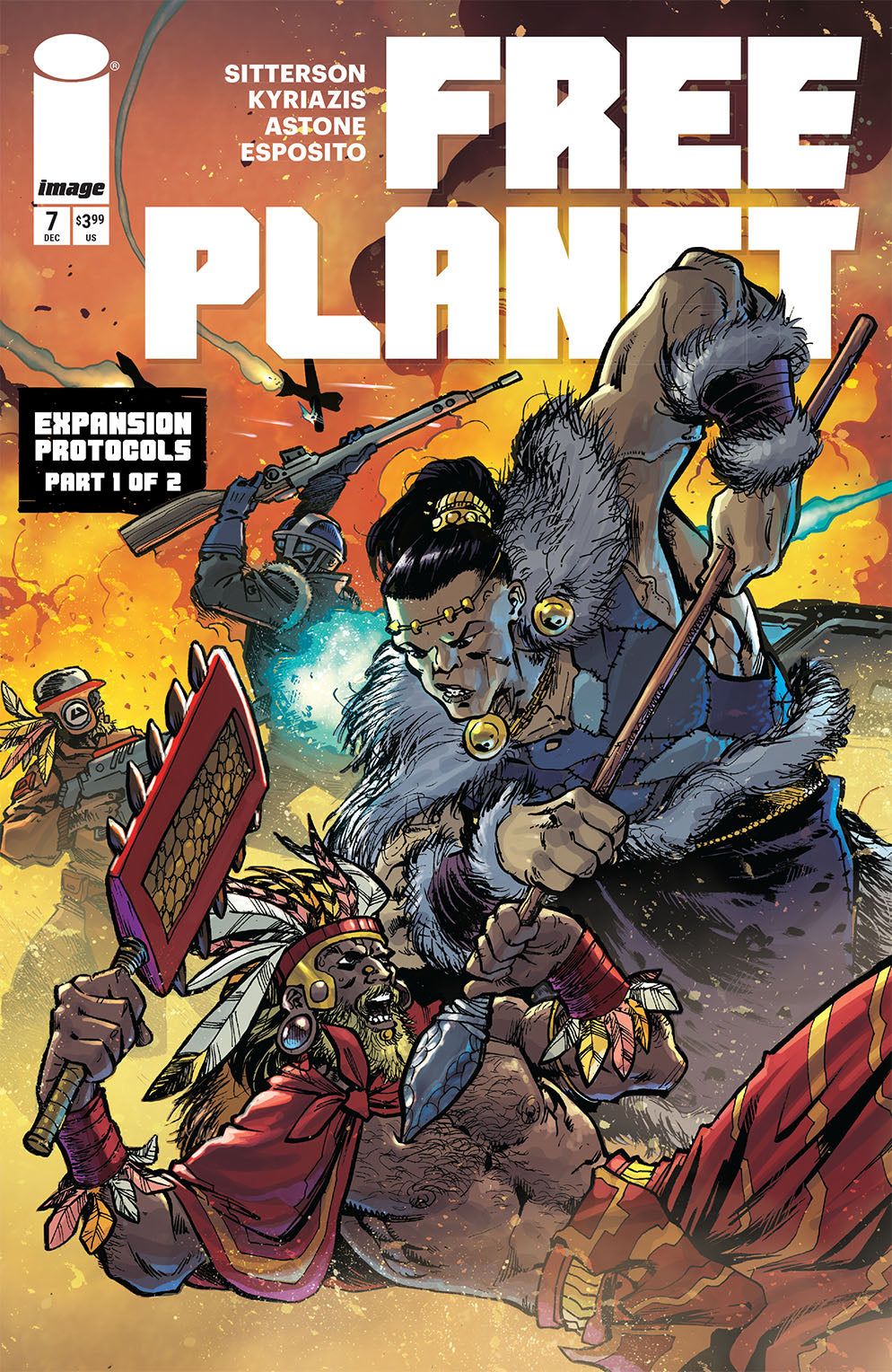 Free Planet #7 Cover B - Vittorio Astone Ilias Kyriazis