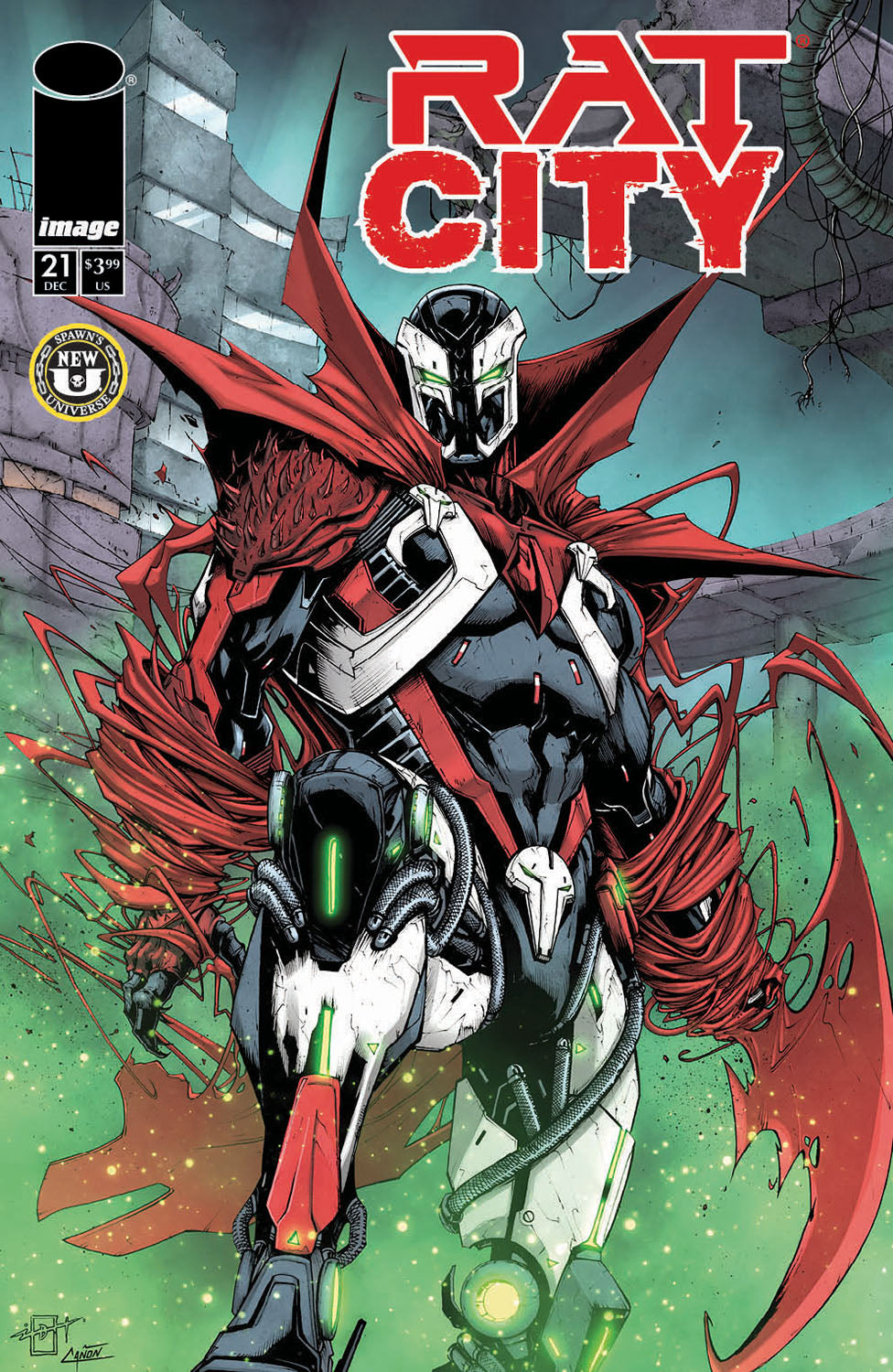 SPAWN Rat City #21 Cover B - Jonathan Uribe