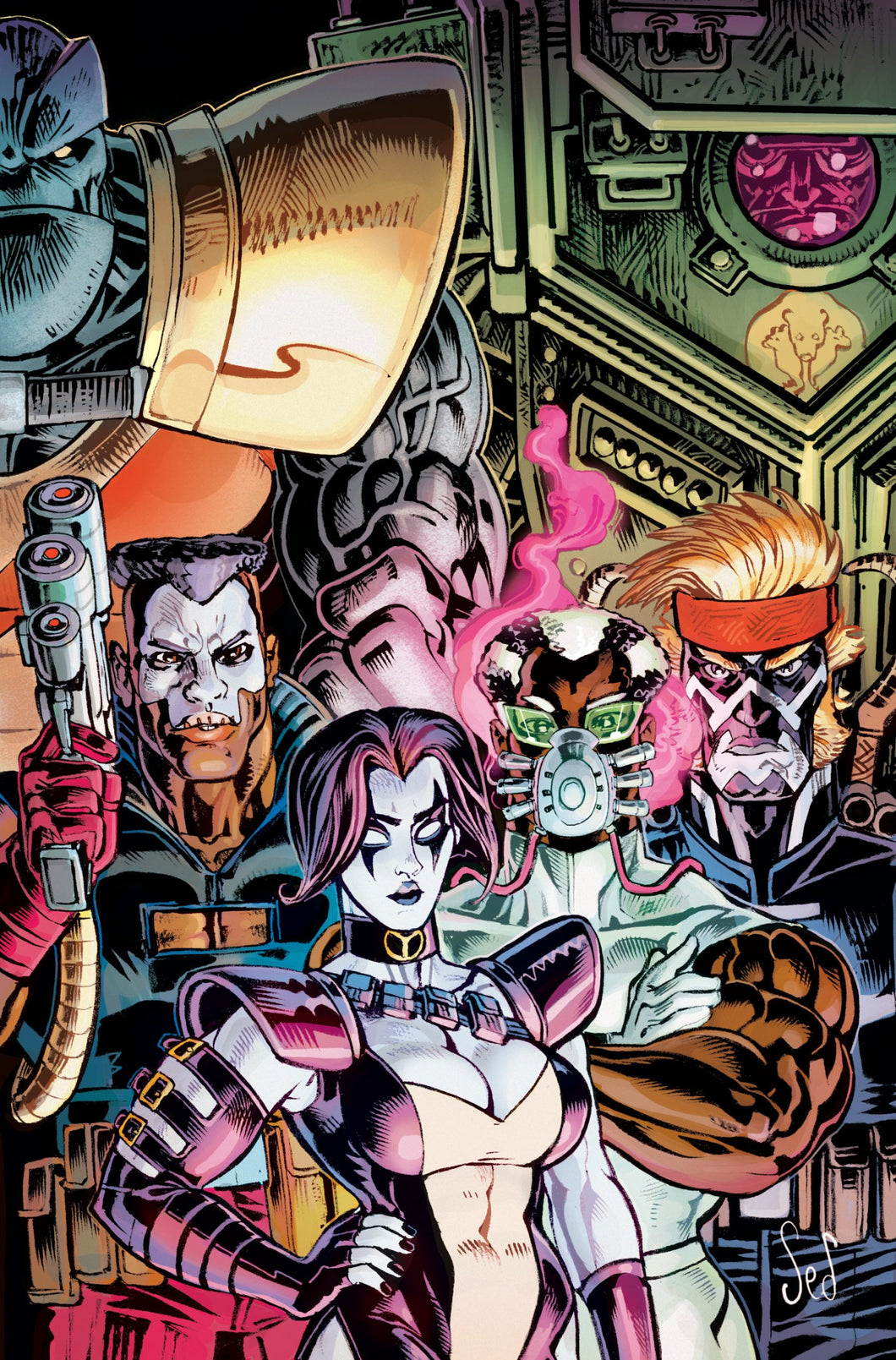 Free Planet #7 Cover D - Jed Dougherty -  YOUNGBLOOD TEAM UP VARIANT