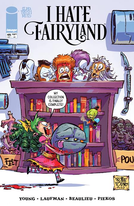 I Hate Fairyland #46 Cover D - Skottie Young - YOUNGBLOOD TEAM UP VARIANT