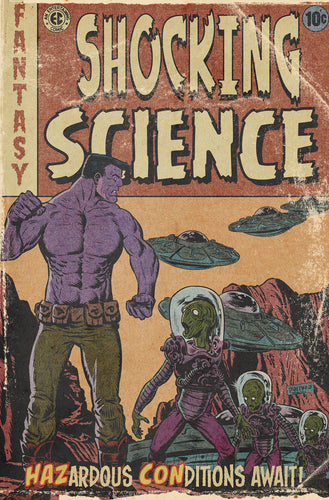 Hazcon #2 (of 5) Cover B - Nik Poliwko. Kenny Mesnard -  EC MONSTER HOMAGE VARIANT