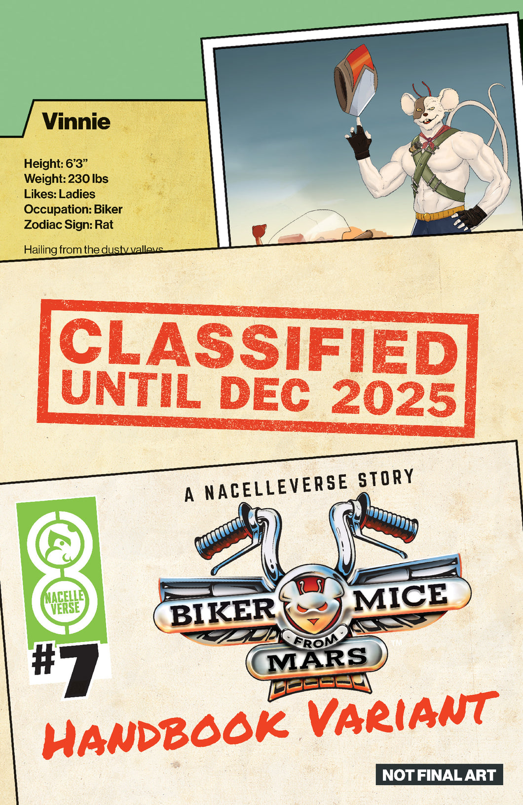 Biker Mice From Mars #7 Cover B - Dotun Akande