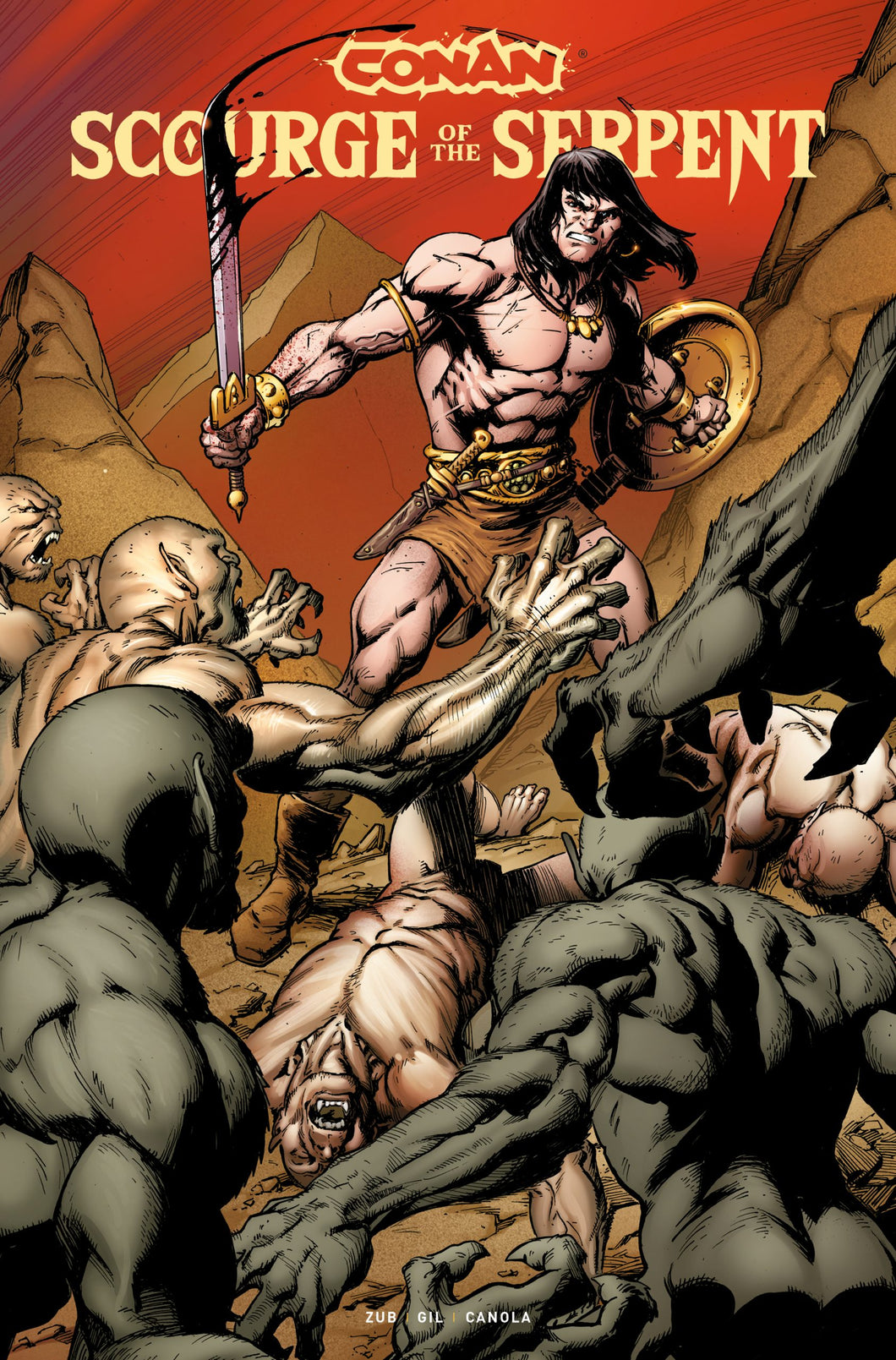 Conan: Scourge of the Serpent #4 (of 4) Cover C - Mark Bagley