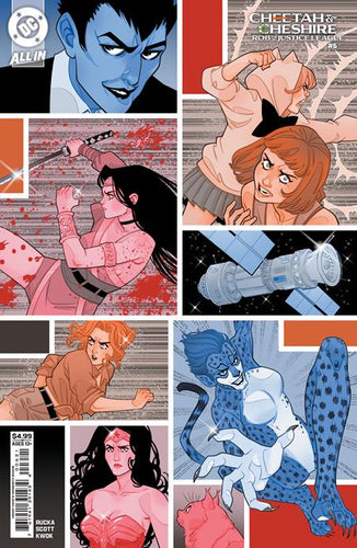 Cheetah and Cheshire Rob The Justice League #6 (of 6) Cover C - Marguerite Sauvage