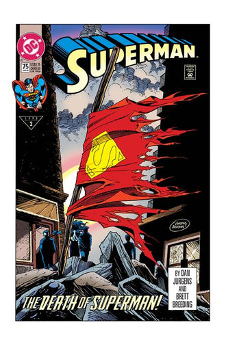 SUPERMAN #75 FACSIMILE EDITION CVR A DAN JURGENS - FACSIMILE EDITION