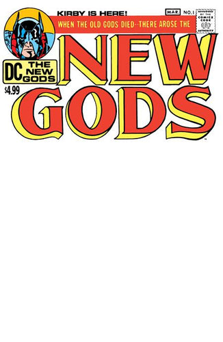 New Gods #1 (of 1) Cover C - FACSIMILE BLANK VARIANT