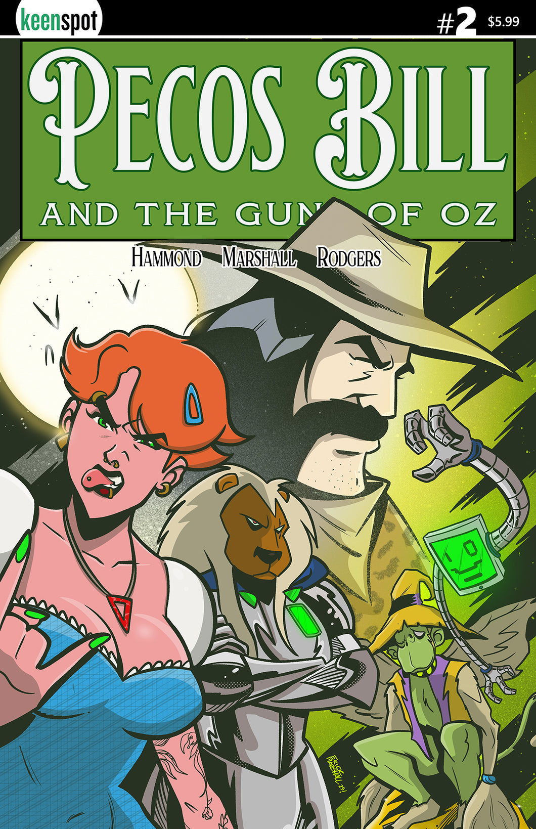 Pecos Bill & The Guns of Oz #2 Cover A - J Hammond Erick Marshall