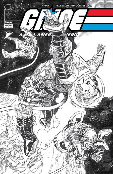 G.I. Joe, A Real American Hero #324 Cover B - Andy Kubert - B&W VARIANT
