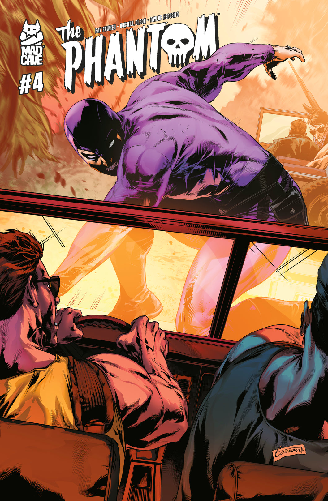 Phantom #4 Cover B - JUANCHO! Caanan White