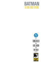 Load image into Gallery viewer, Batman: The Dark Knight Returns #1 (of 4) Cover E - FACSIMILE BLANK VARIANT
