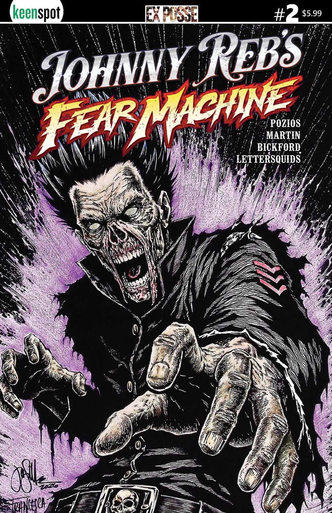 Johnny Reb's Fear Machine #2 Cover C - Jason Moore